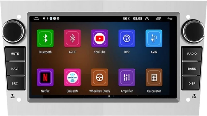 Штатна магнітола OPEL UNIVERSAL 7" Android 12 4+32 GB з функцією carplay