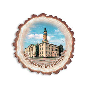 Магніт зріз дерева "Дрогобич"