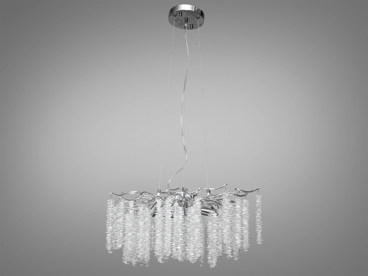 Сучасна кришталева люстра на 8 ламп Seoul 605-600CH, фото 1