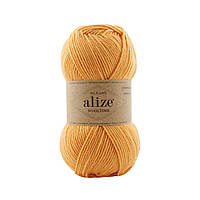Пряжа Alize Wooltime № 423 тосканський жовтий (Пряжа шкарпеткова Алізе Вултайм)