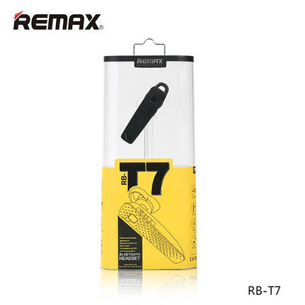 Bluetooth гарнітура Remax RB-T7 для смартфонів (original), фото 2