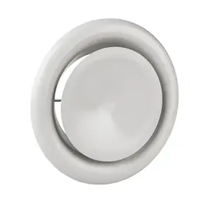 Анемостат металевий круглий Darco AS 125 ML білий