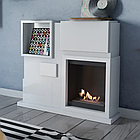 Підлоговий портальний біокамін декоративний для обігріву дома KRATKI JULY з сертифікатом TUV, фото 4