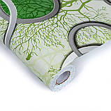 Самоклеюча плівка на паперовій основі зелені дерева 0,45х10м SW-00000797, фото 2