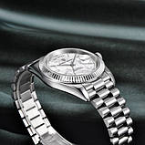 Механічний з автопідзаводом водонепроникний (10ATM) годинник Pagani Design PD-1783 Silver-White, фото 4