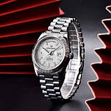 Механічний з автопідзаводом водонепроникний (10ATM) годинник Pagani Design PD-1783 Silver-White, фото 3