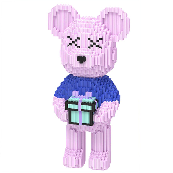 Конструктор Magic Blocks у вигляді ведмедика Bearbrick на 2599 деталей (9104)
