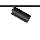 Світильник магнітний трековий Ø30 мм. МТ013 (чор) 3W 3000K, фото 3