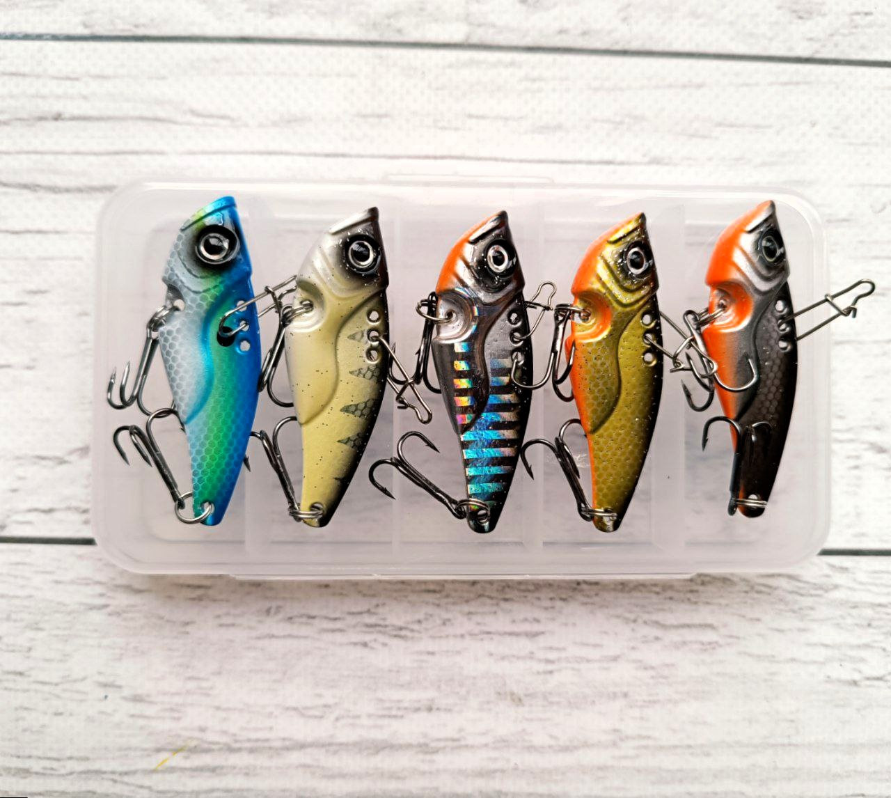 Цикада блешня Fish-Megabass 55мм 14гр Набір 5шт в коробці