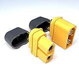 Роз'єми силові Amass XT60H-M та XT60H-F (пара, тато+мама), фото 2