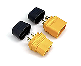 Роз'єми силові Amass XT60H-M та XT60H-F (пара, тато+мама), фото 4