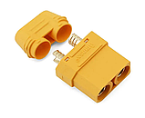 Силовий роз'єм Amass XT90-H (F+M) (мама та тато) (90A, 500V) з ковпачками, фото 7