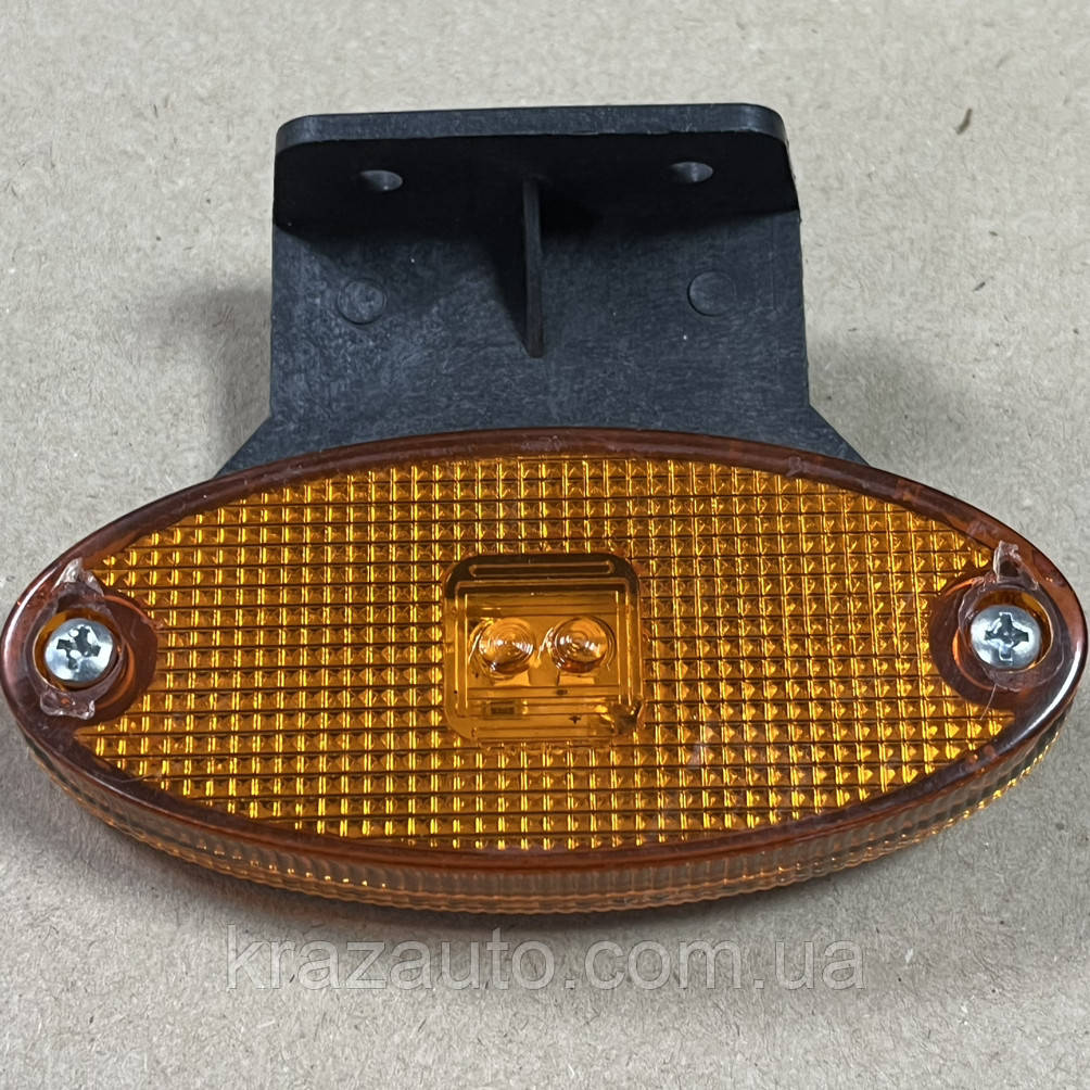 Ліхтар габаритний жовтий 12-24v (2LED) (Туреччина) 000003780
