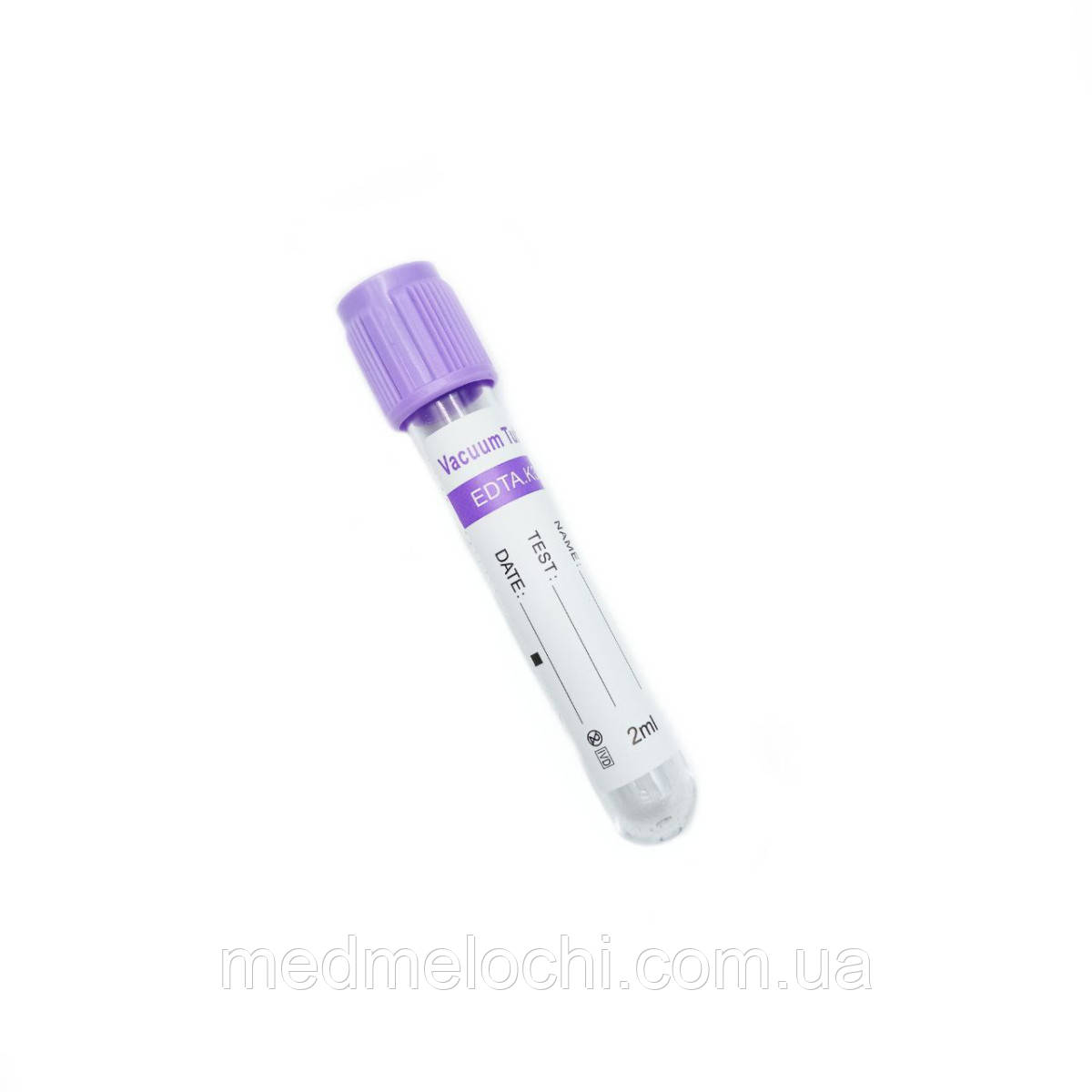 Пробірка 2 мл з ЕДТА К3, вакуумна Vacusera