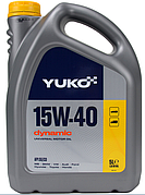 Моторна олія YUKO DYNAMIC 15W-40 (API SF/CC) (5л)
