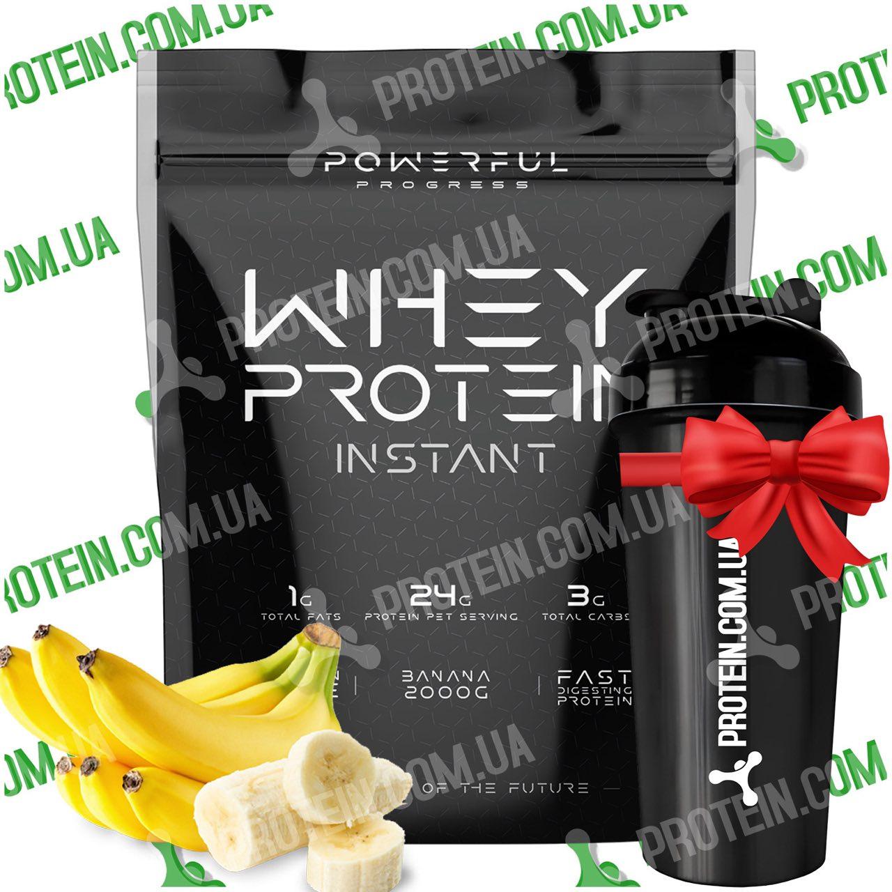 Протеїн Powerful Progress 100% Whey Protein Instant 2 кг Banana Банан