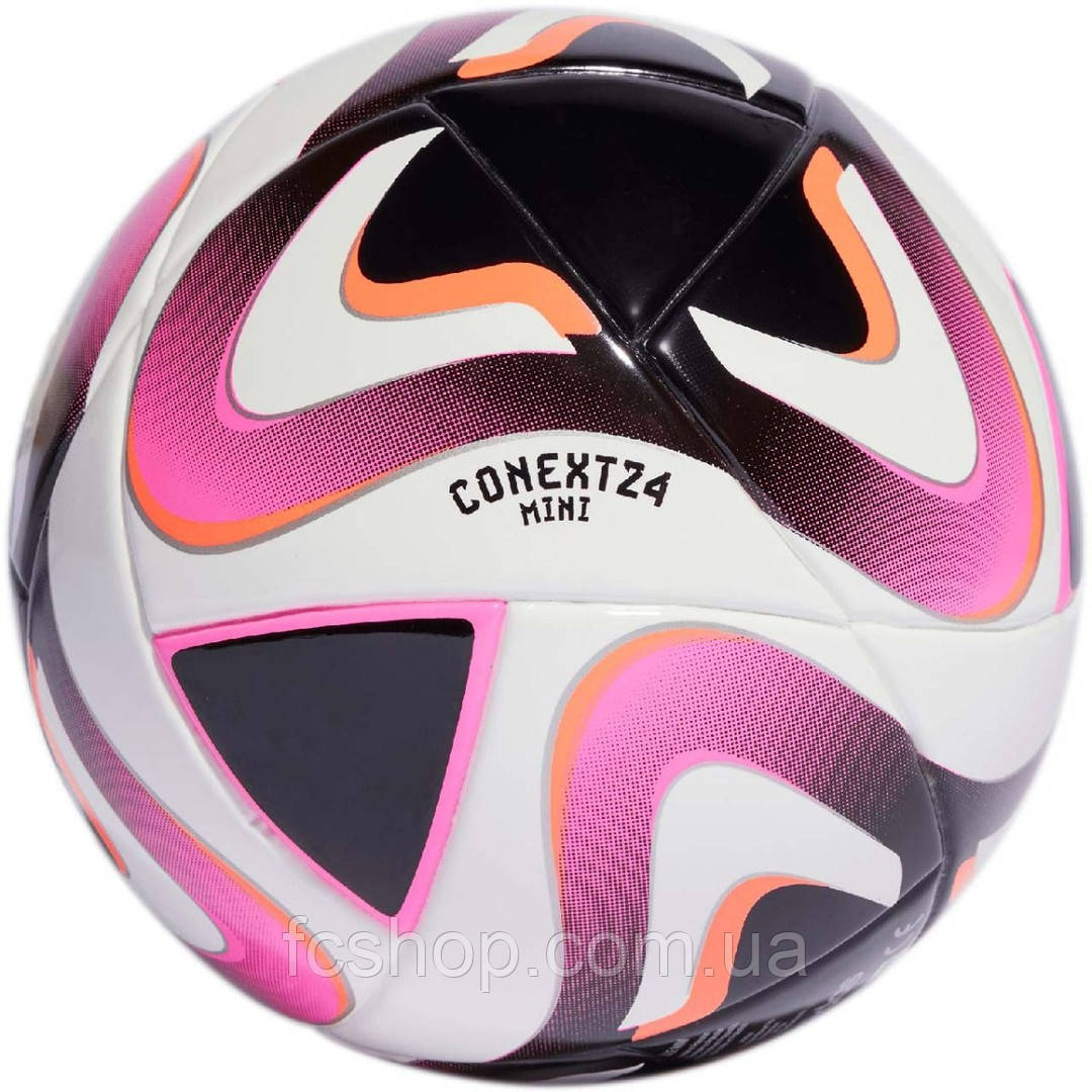 Футбольний мінім'яч Adidas Conext 24 Mini IP1618, Рожевий, Розмір (EU) — 0-1