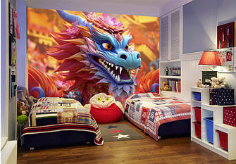 3D Шпалери з Драконом