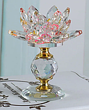 Хрустальний лотос-свічник (різні кольори) від студії www.LadyStyle.Biz, фото 3