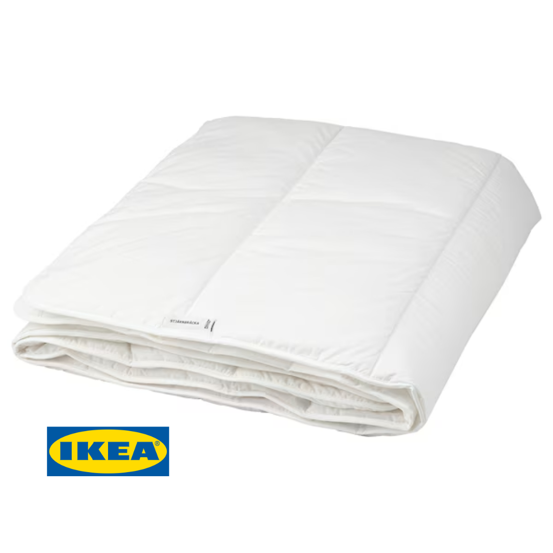 Ковдра IKEA STJARNBRACKA (ІКЕА СТЕРНБРЕККА). 20458088. Біла