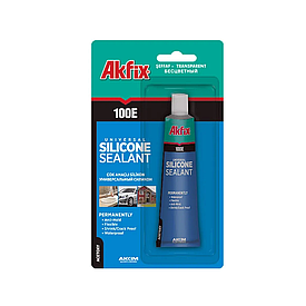 Силікон тюбик 50 мл Akfix 100Е білий