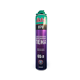 Зимова піна професійна Akfix 870 MEGA 65 л (-6°) 850 мл/1000 гр