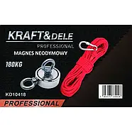 Магніт з неодиму 180кг, 67 x 28 мм Kraft&Dele KD10418 магніт неодимовий кріпильний, фото 6