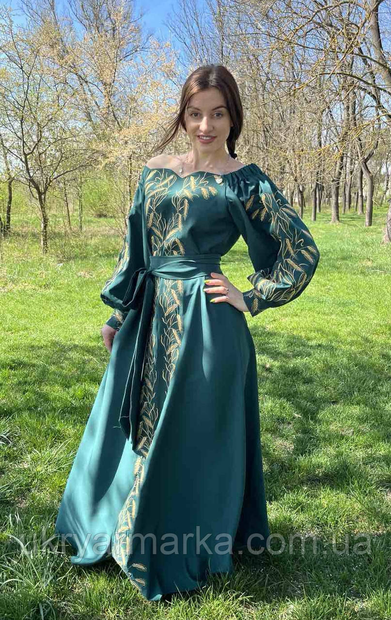 Люксовоа вишита сукня "Пахощі весни"