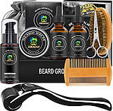 Для росту й догляду за бородою та вусами Barbers XXL, сироватка пришвидшувач росту бороди, бальзам, фото 3