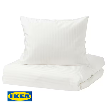 Комплект постільної білизни IKEA NATTJASMIN (ІКЕА НАТТЕСМІН). 60337160. 3 предмети