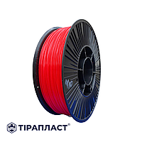 Філамент PETG 1.75 мм, 0,75 кг, червоний (пластик для 3D-принтера), ТІРАПЛАСТ