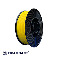 Філамент PETG 1.75 мм, 0,75 кг, жовтий (пластик для 3D-принтера), ТІРАПЛАСТ