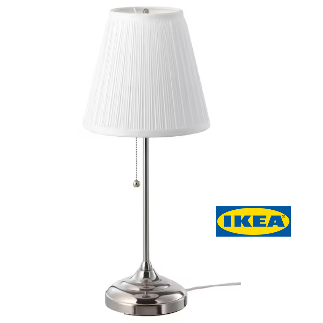 Настільна лампа IKEA ARSTID (ІКЕА ОРСТИД). 70280634. Біла