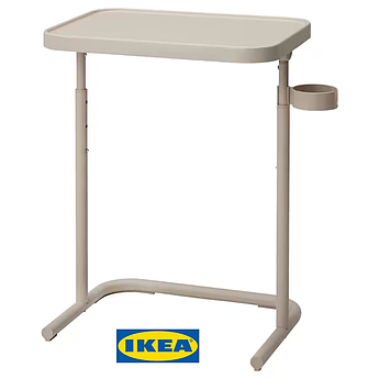 Стіл для ноутбука IKEA BJORKASEN (ІКЕА БЬОРКАСЕН). 90467838. Бежевий