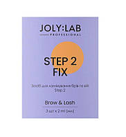 Средство для ламинирования бровей и ресниц Joly:Lab Step 2, 2 мл (4823109407954)