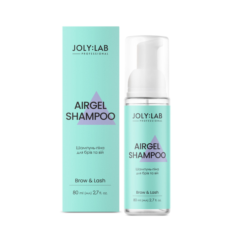 Шампунь-піна для брів і вій Joly:Lab Airgel Shampoo, 80 мл (4823109407657)