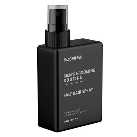 Сольовий спрей для укладання волосся Mr. Scrubber Men's Grooming Routine, 150 мл (4820200232751), фото 1