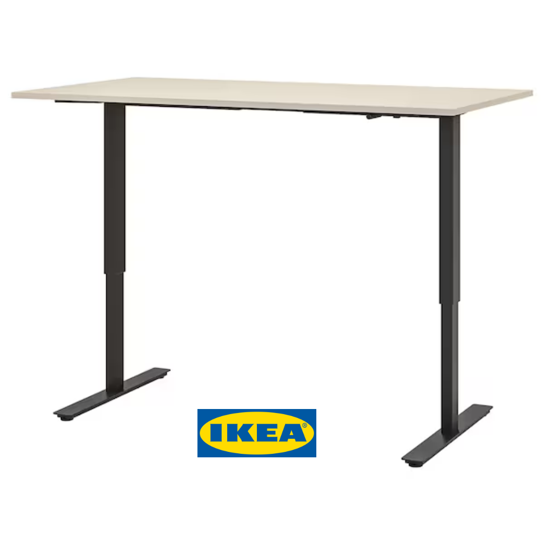 Робочий стіл IKEA TROTTEN 194.295.96 Бежево-чорний