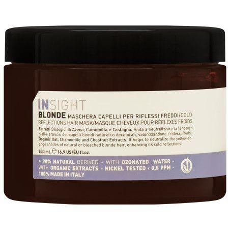 Маска для світлого волосся Insight Blonde Blonde Cold Reflections Mask, 500 мл (8029352356858)
