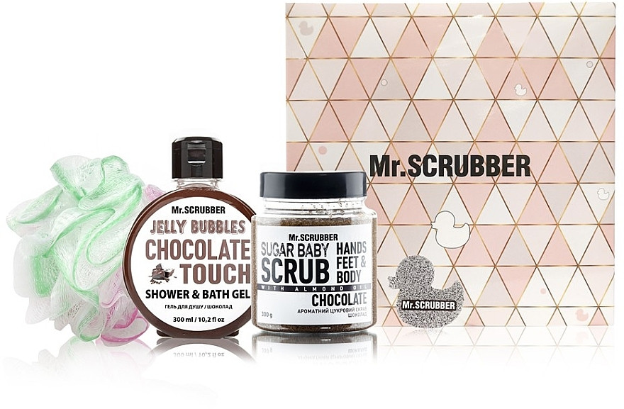 Набір Mr. Scrubber Chocolate, 3 шт (4820200378039)