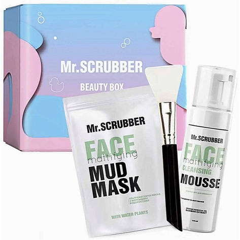 Подарунковий набір Mattifying Daily Care Mr.SCRUBBER, фото 1