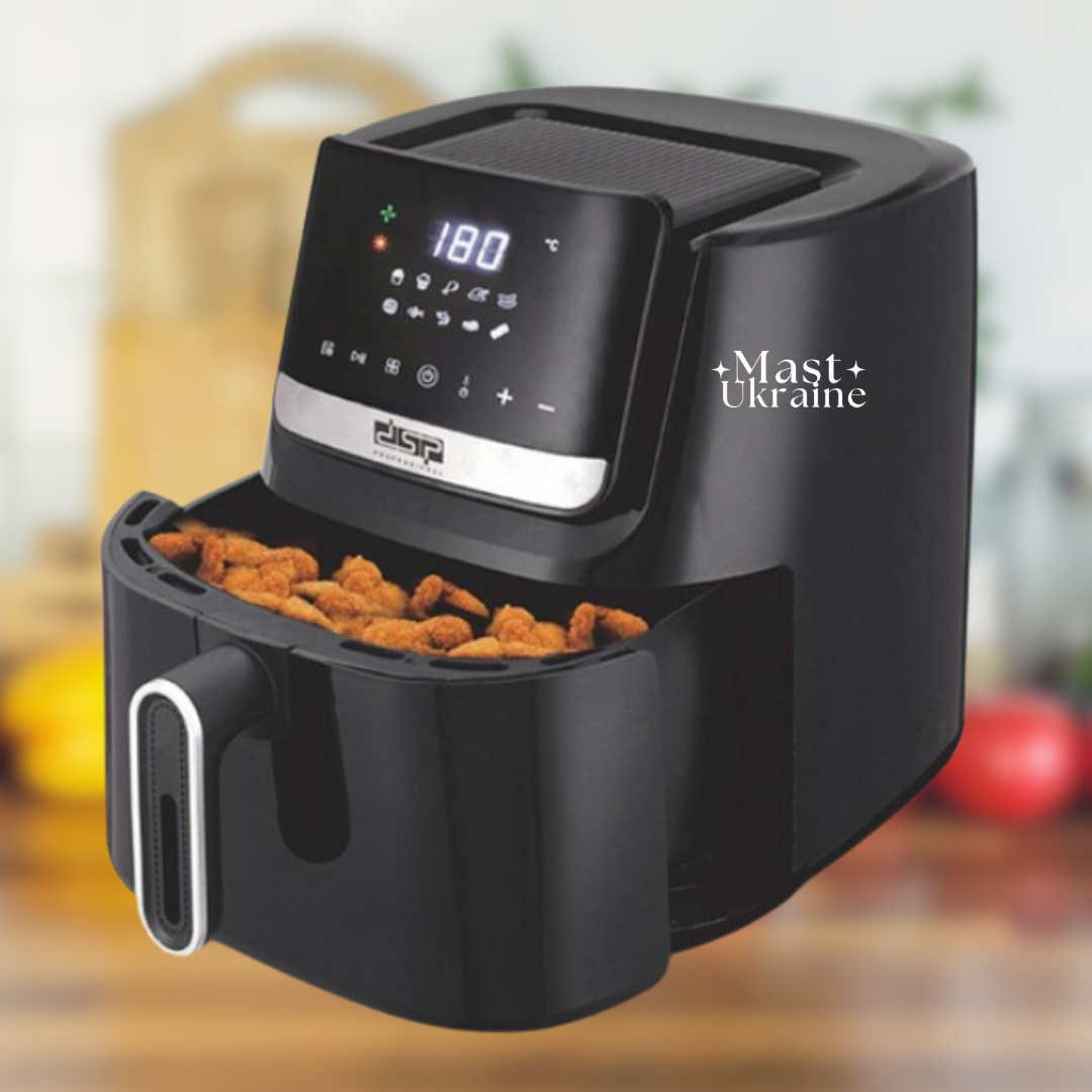 Аерофрітюрниця DSP з антипригарним покриттям 7.5 л 1600 Вт KB-2139, фото 1