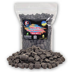 Pellets Squid-Bloodworm 1kg New Mix