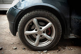 Накладки на арки для Mercedes A-сlass W168 чорні ABS-пластик (4 шт)