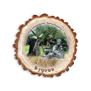 Магніт зріз дерева "Будище"
