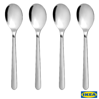 Набір столових ложок IKEA FORNUFT Довжина – 19 см 904.284.89