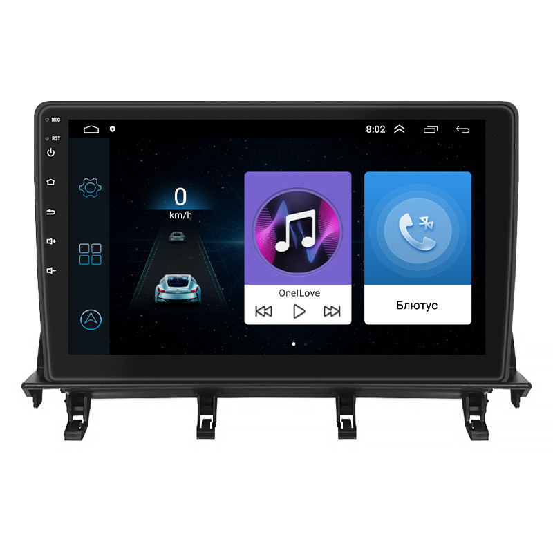 Штатна магнітола Lesko для Mazda Demio II (DY) 2002-2007 екран 10" 1/16Gb Wi-Fi GPS Base 3 шт.