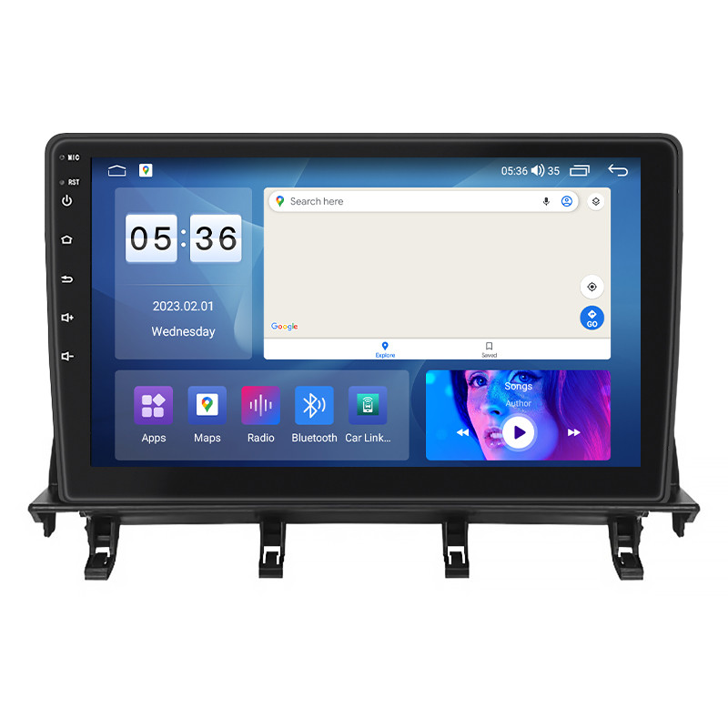 Штатна магнітола Lesko для Mazda Demio II (DY) 2002-2007 IPS 10" 2/32Gb CarPlay 4G WiFi GPS Prime Деміо 3шт