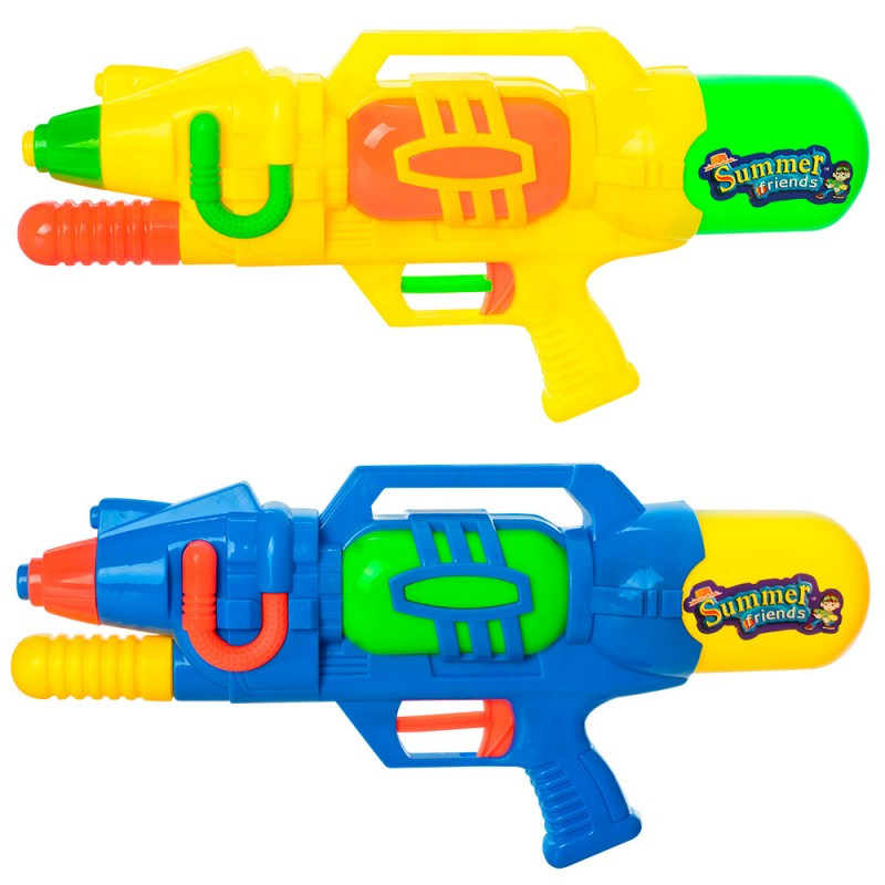 Водяний автомат Water gun M 2577, помпа, розмір великий, 36 см, 2 кольори