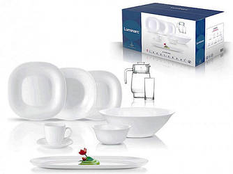 Столовий сервіз  Carine White Neo 46 пр Luminarc N4781